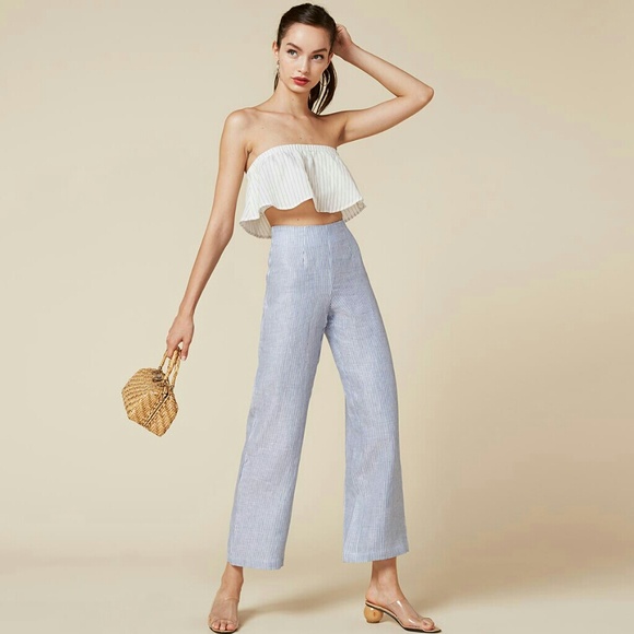 reformation linen pants