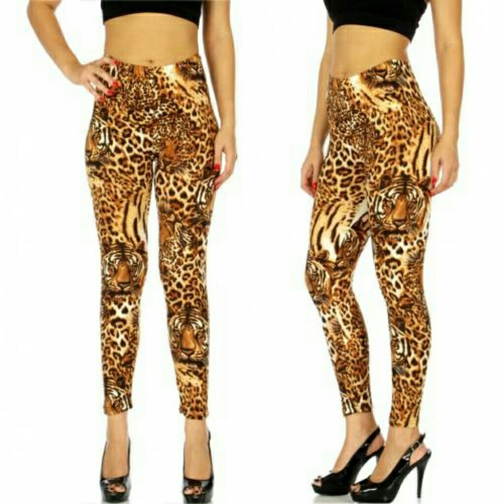 Tiger Print Leggings