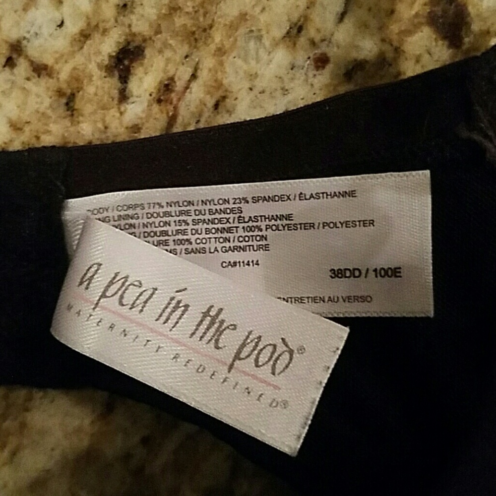 Lot of 2 A Pea in the Pod maternity bras.   38DD. - Picture 2 of 4