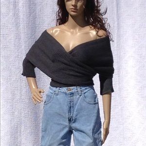 Wool Wrap Knit with Sleeve (Wedding Wrap)