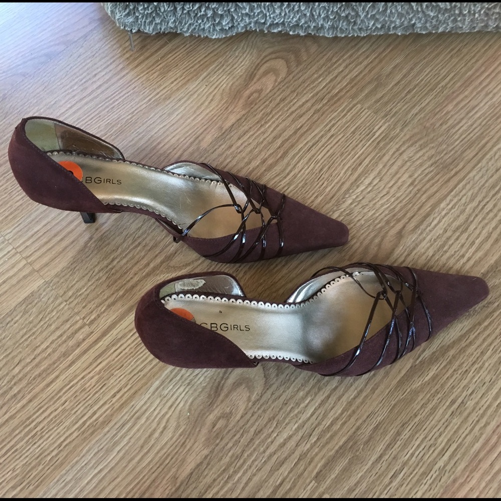 BCBGirls Brown Suede Pump