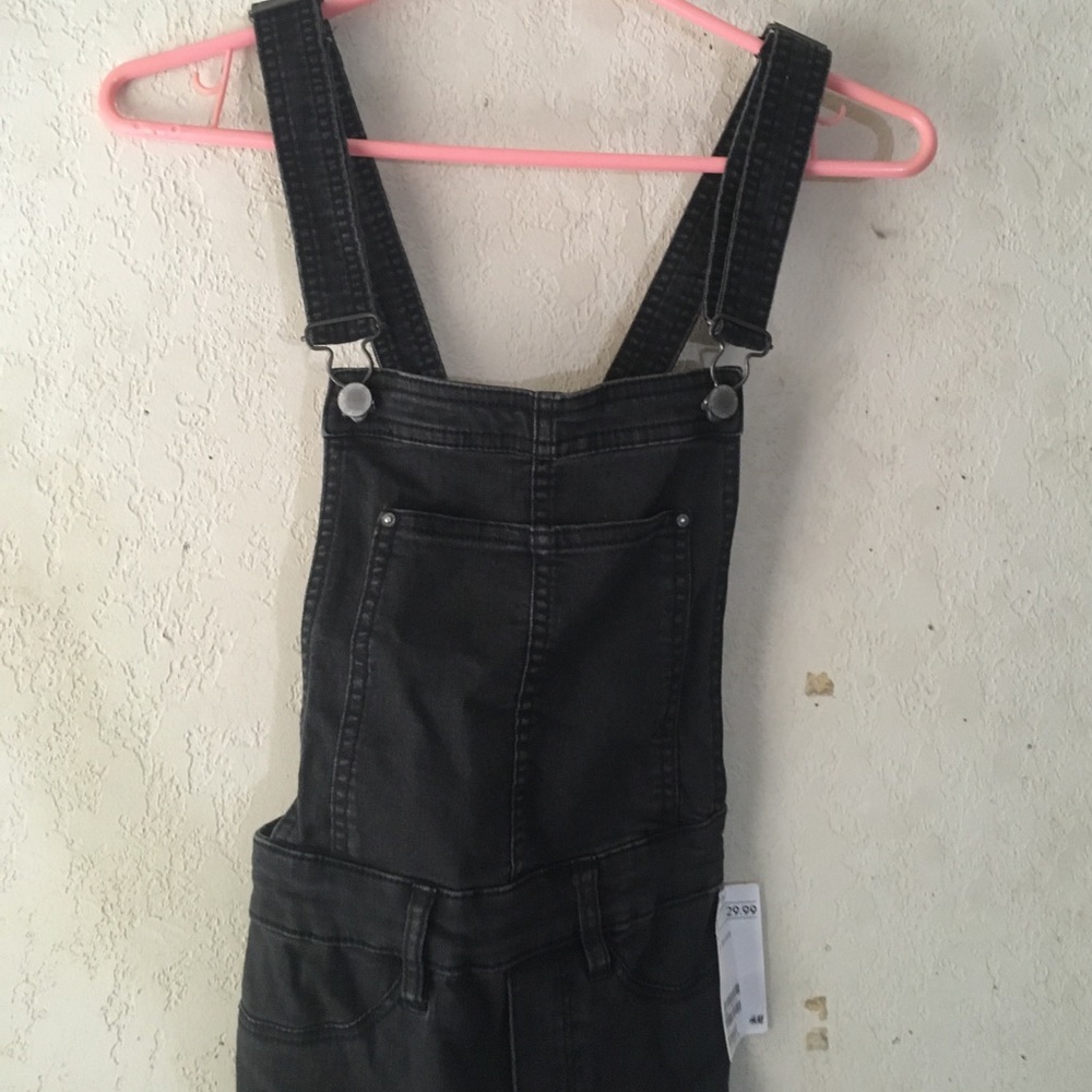 High waist overalls