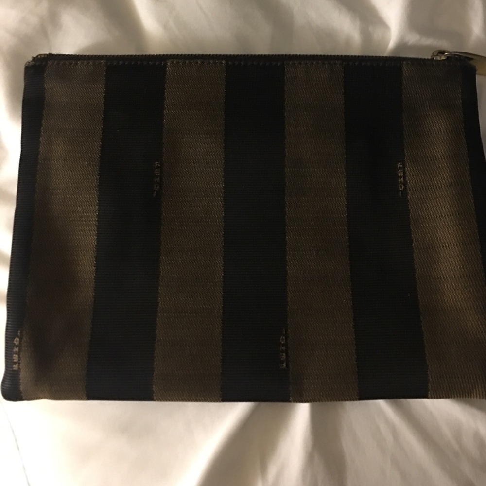 Authentic fendi cosmetic bag