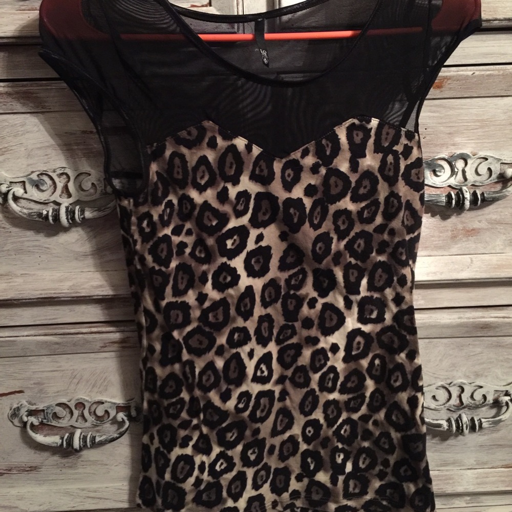 Animal print top