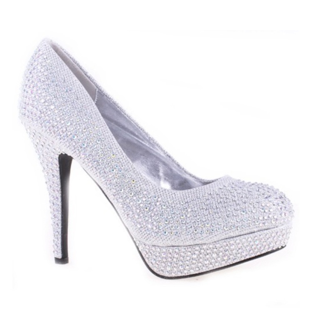 Diamond Prom Heels