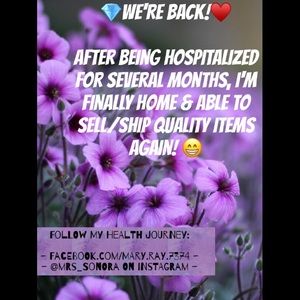 WE'RE BACK! Check us out - new items coming soon!