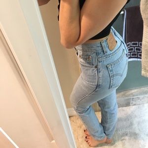 Vintage High Waisted Levi Jeans