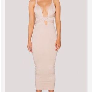 Nude dress