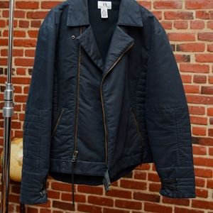 Armani Exchange motorcycle jacket