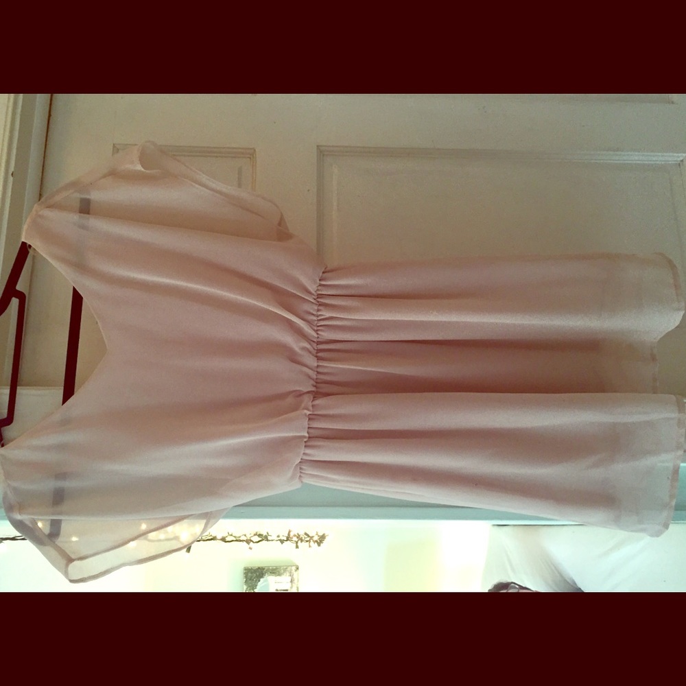 Lush dress in blush color