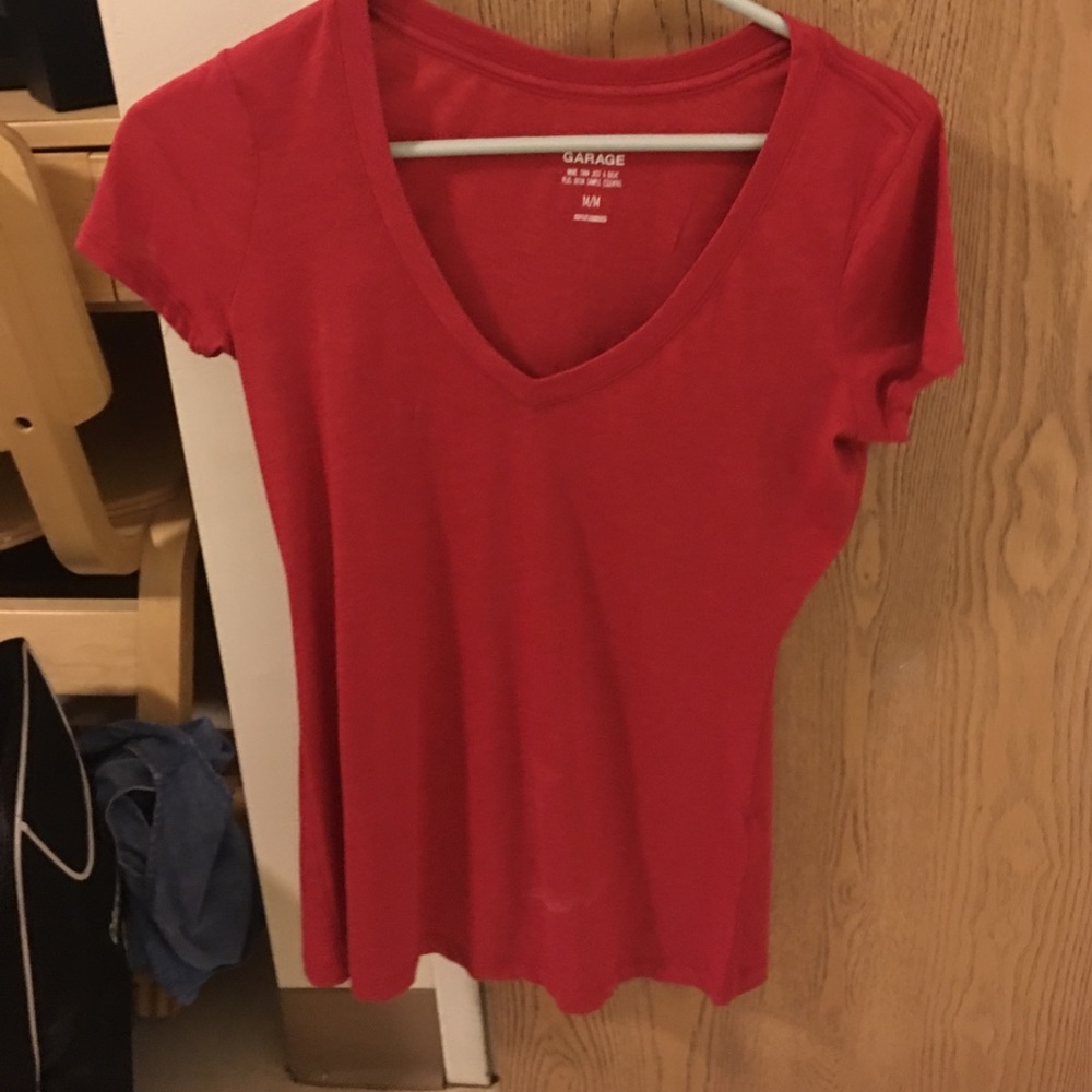 Red v neck