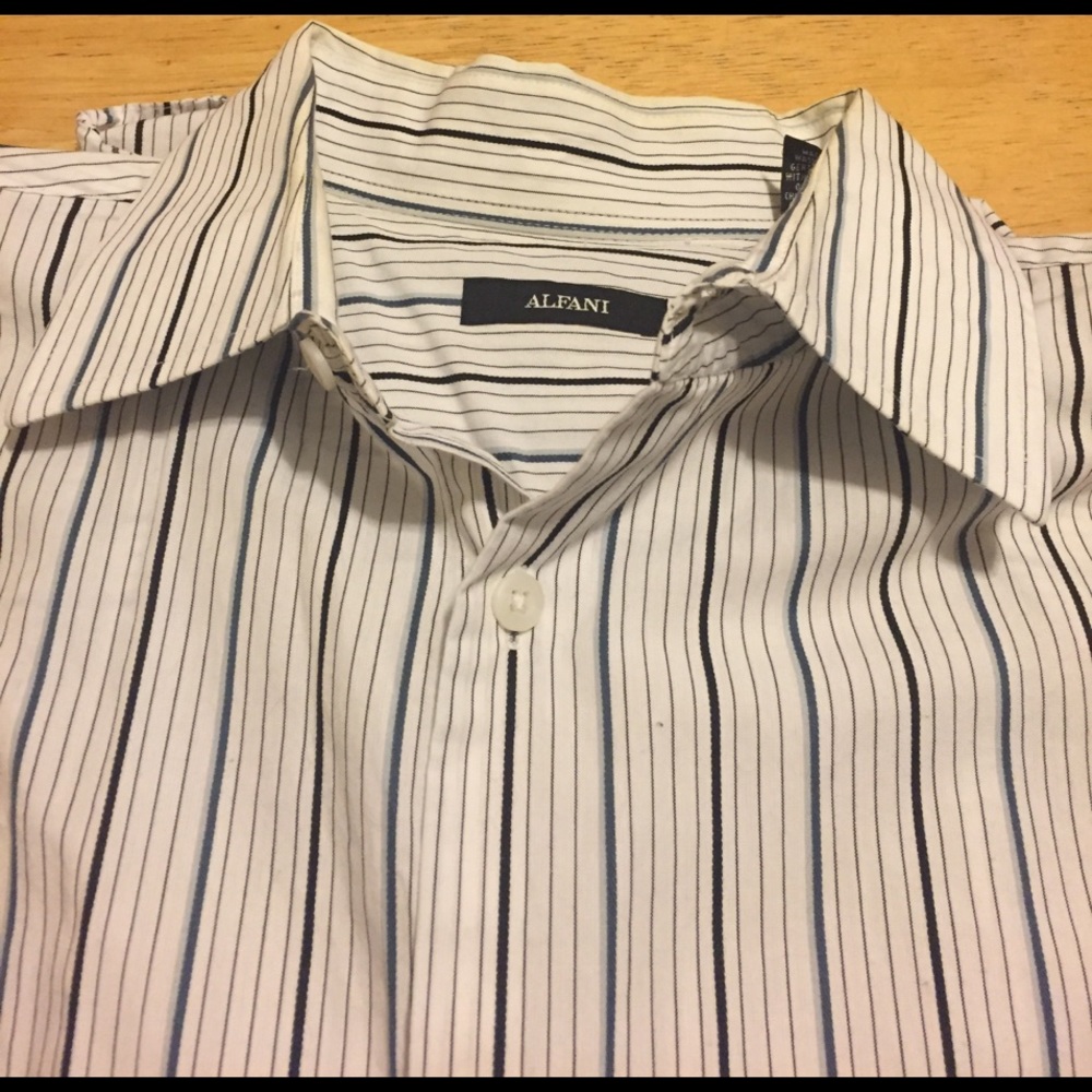 Men's Striped Dress Shirt