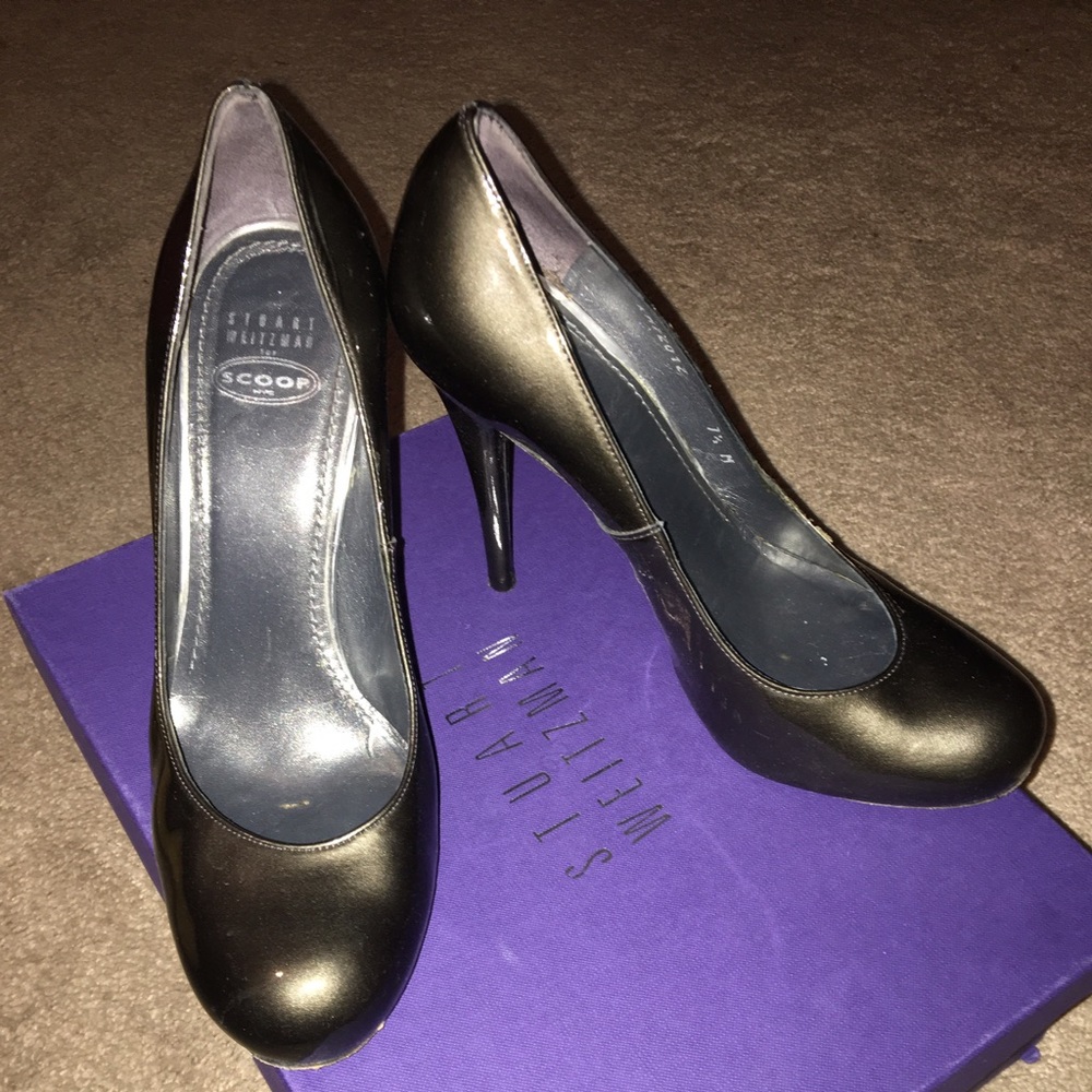 Stuart Weitzman Patent Pumps - 7.5