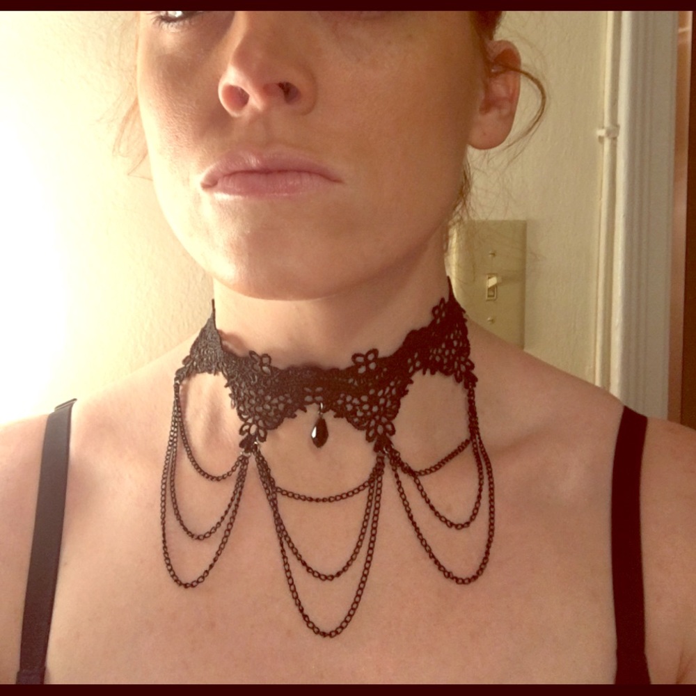 Black Lace Choker