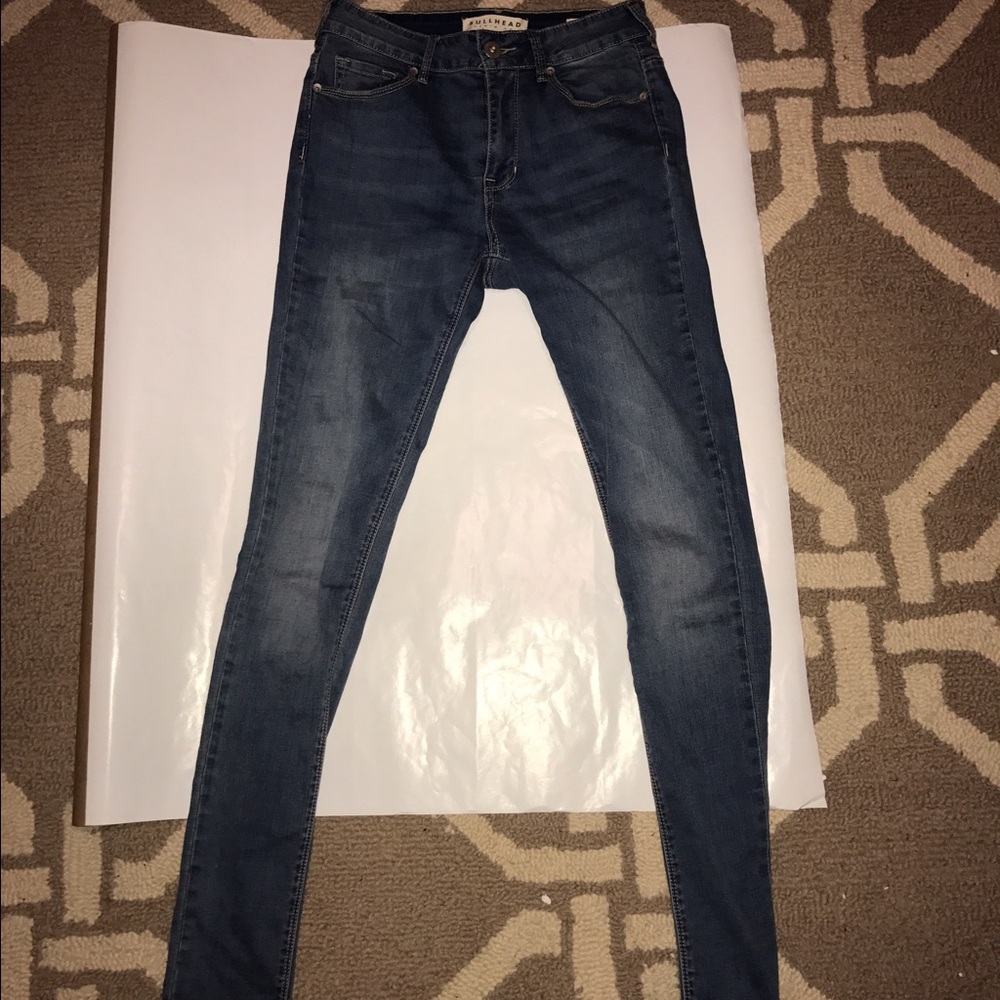 STRETCHY SKINNY BULLHEAD JEANS