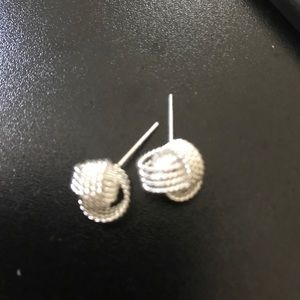 Silver earrings
