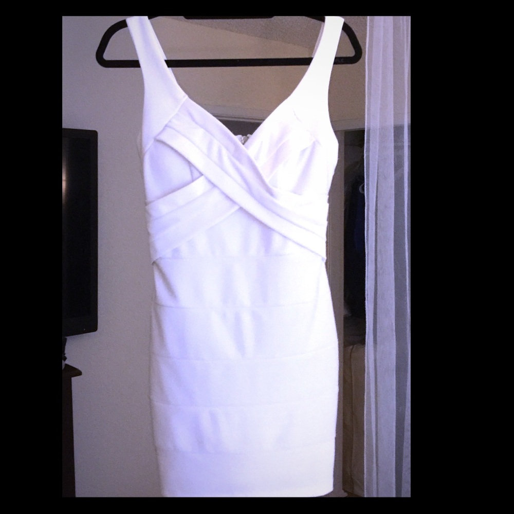 Short white dress. PERFECT Bachelorette dress!