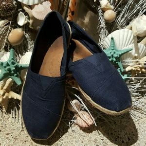 Men's Navy TOMS 11.5
