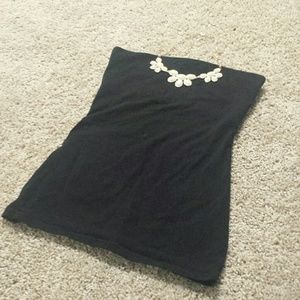 Black tube top size small