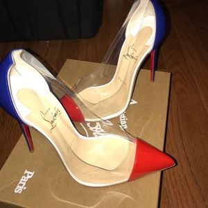 Christian Louboutin Debout 120 patent/pvc