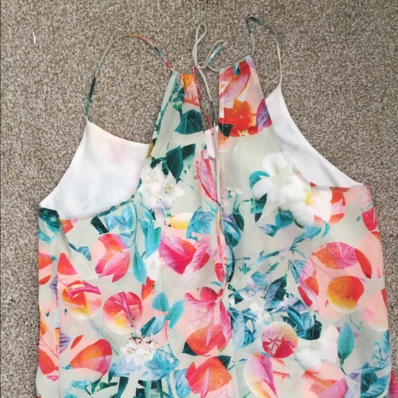 Halter floral blouse - Picture 2 of 3