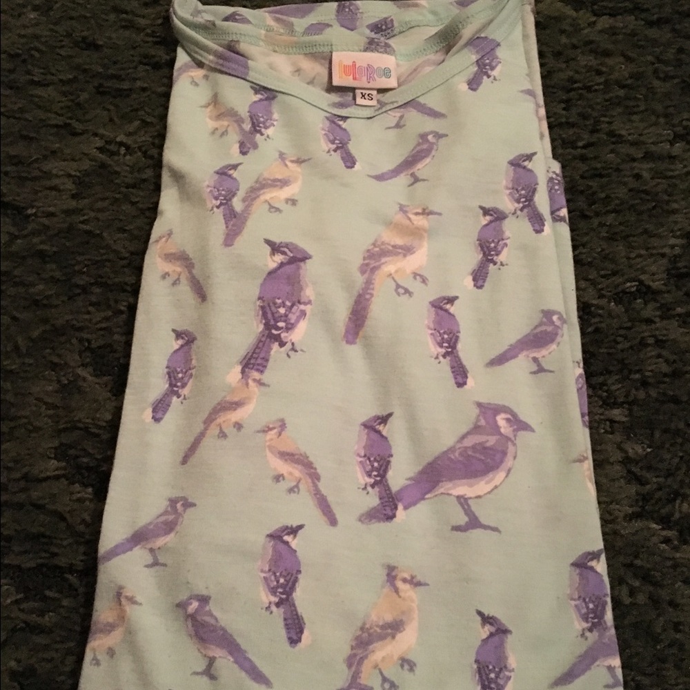 Lularoe Irma blue birds!