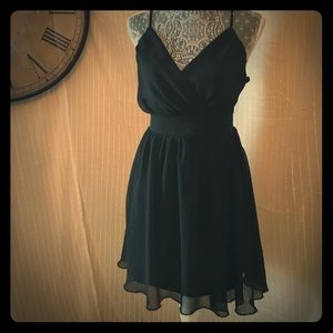 Flowy black dress