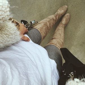 Chinese Laundry Kiara Over the Knee Suede Boots