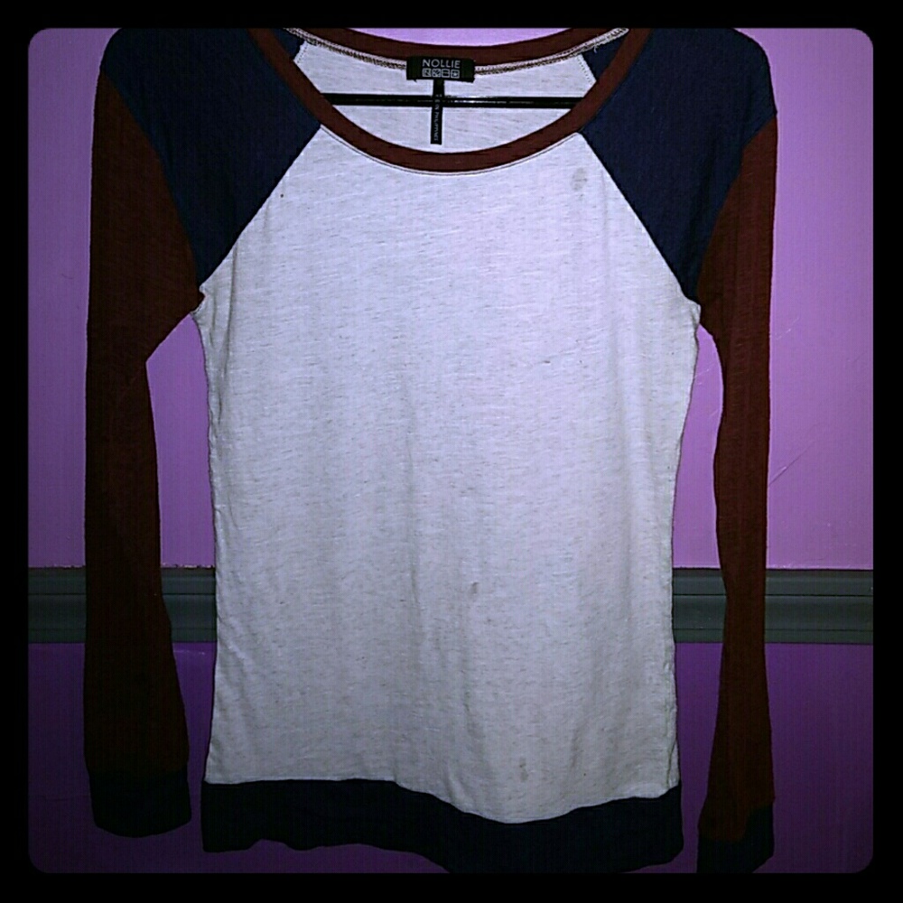 Light weight color block top