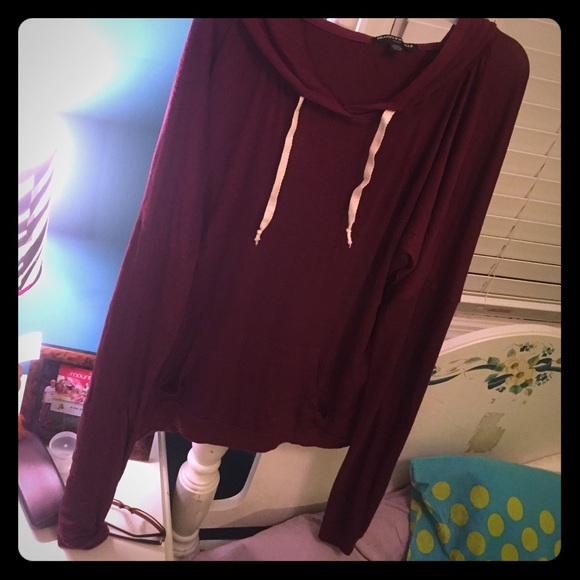 Brandy Melville knit Layla hoodie - Picture 1 of 1