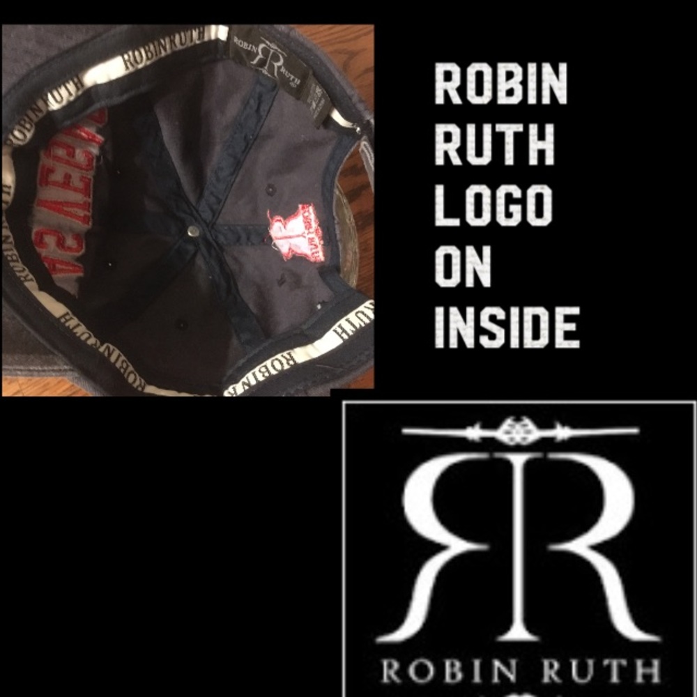 🆕Robin Ruth♣️Las Vegas Distressed Denim Cap♦️ - Picture 7 of 7