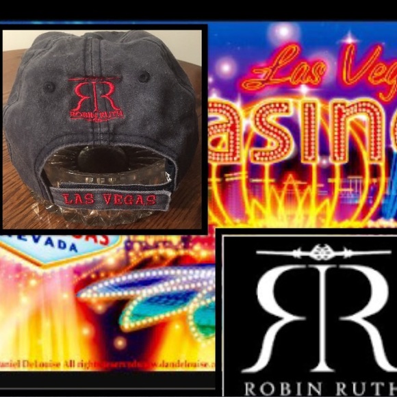 🆕Robin Ruth♣️Las Vegas Distressed Denim Cap♦️ - Picture 3 of 7