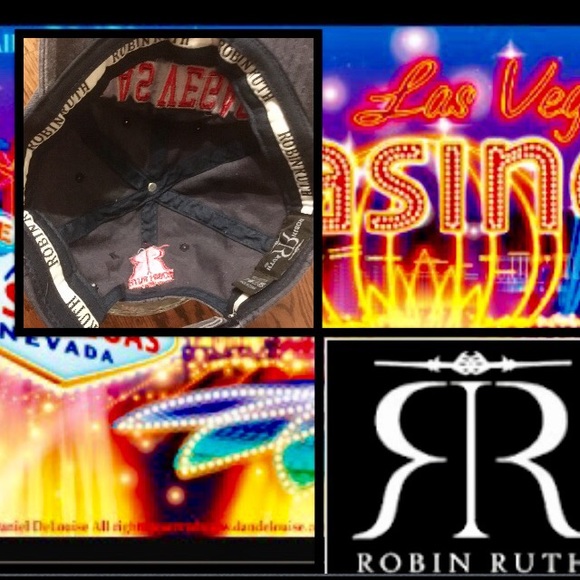 🆕Robin Ruth♣️Las Vegas Distressed Denim Cap♦️ - Picture 4 of 7