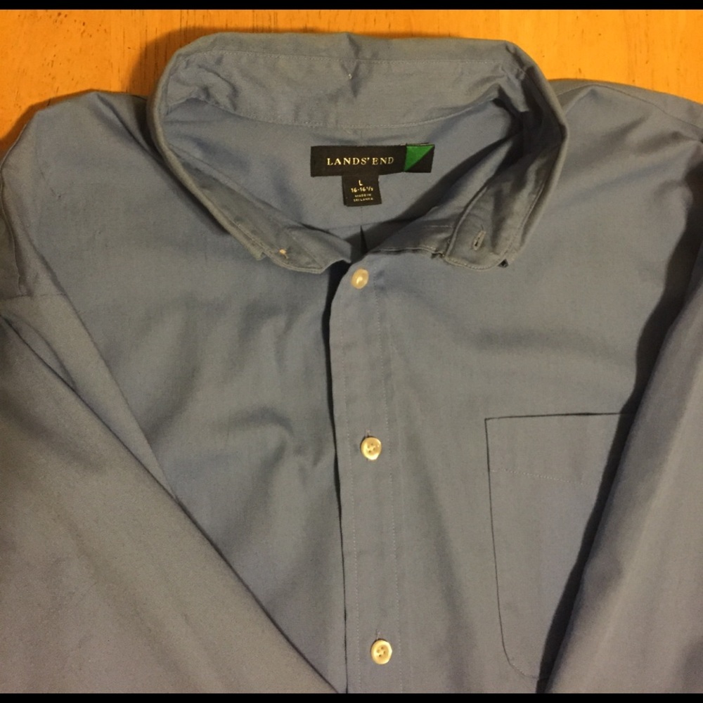 Lands' End Men's Dress Shirt