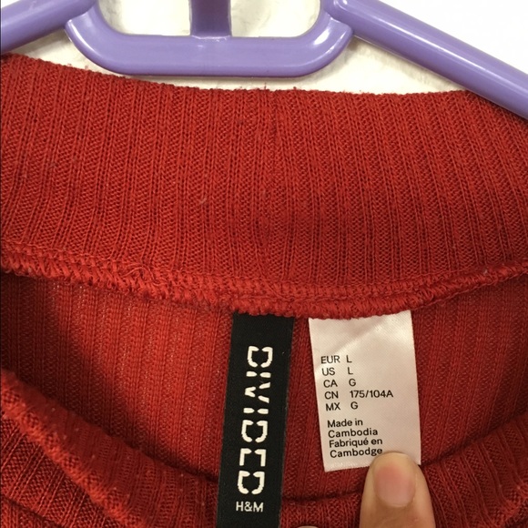 Burnt Orange Turtleneck - Picture 3 of 3