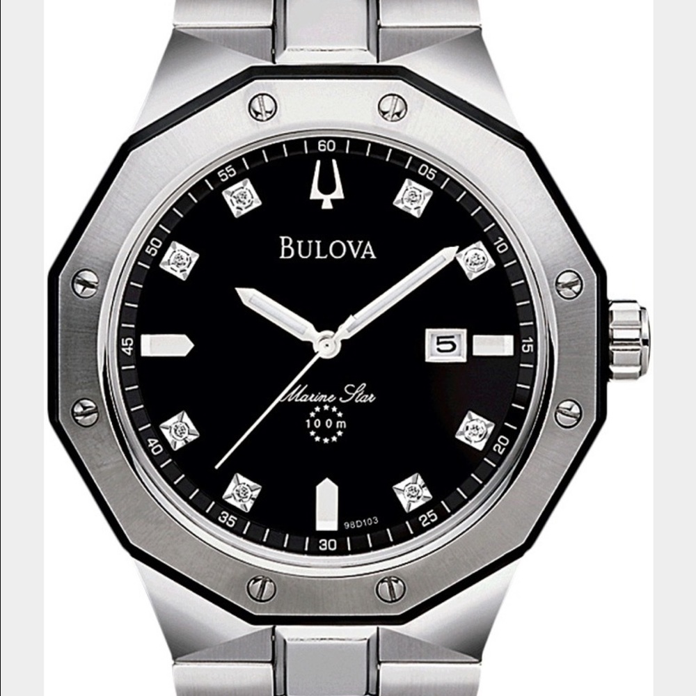 Mens Bulova Diamond Watch