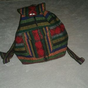 Tapestry backpack from Mexico