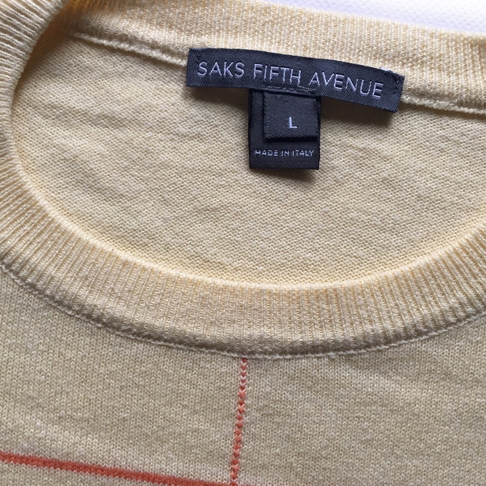 Saks Fifth Avenue Plaid Sweater - Picture 3 of 3