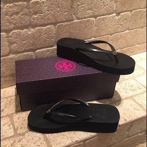 Tory Burch Wedge Flip Flops