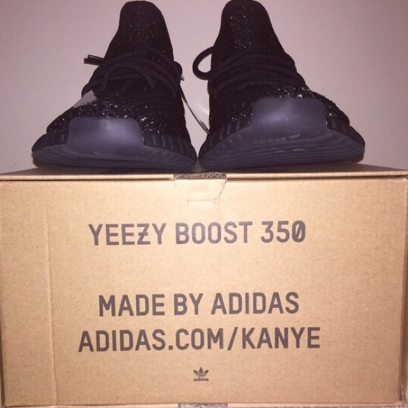 Yeezy V2 Black and White Sneakers
