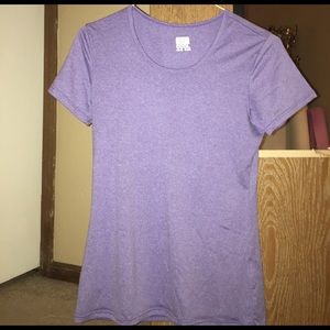 Purple athletic tee