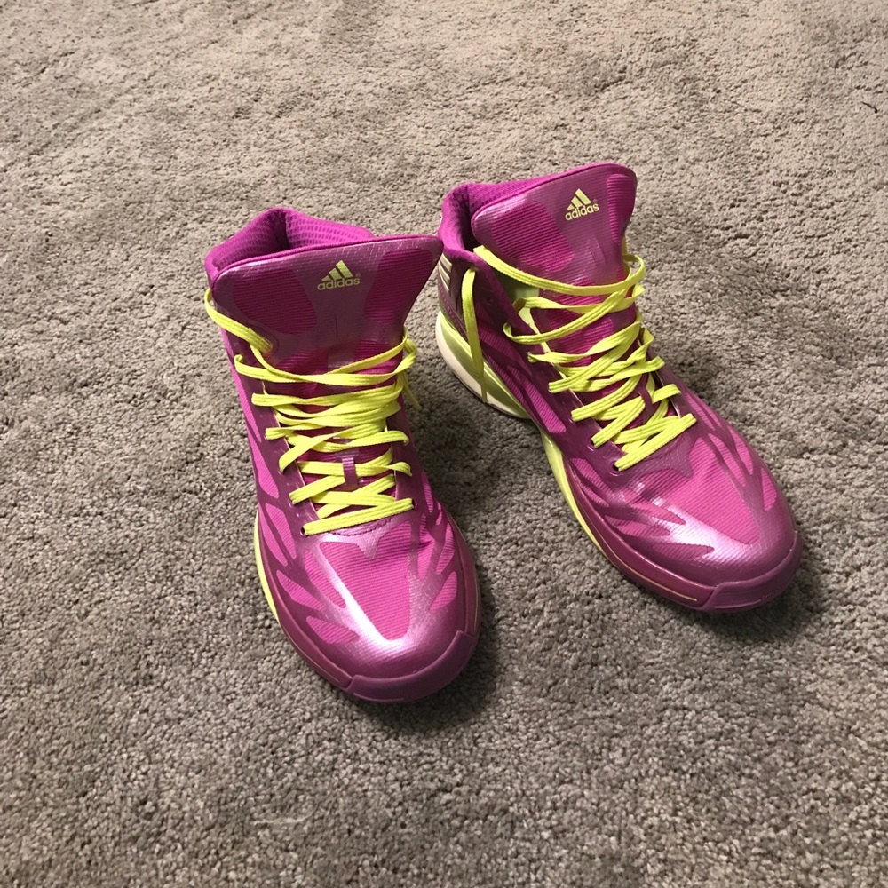 Size 11 Adizero Basketball Shoes. Barley worn.