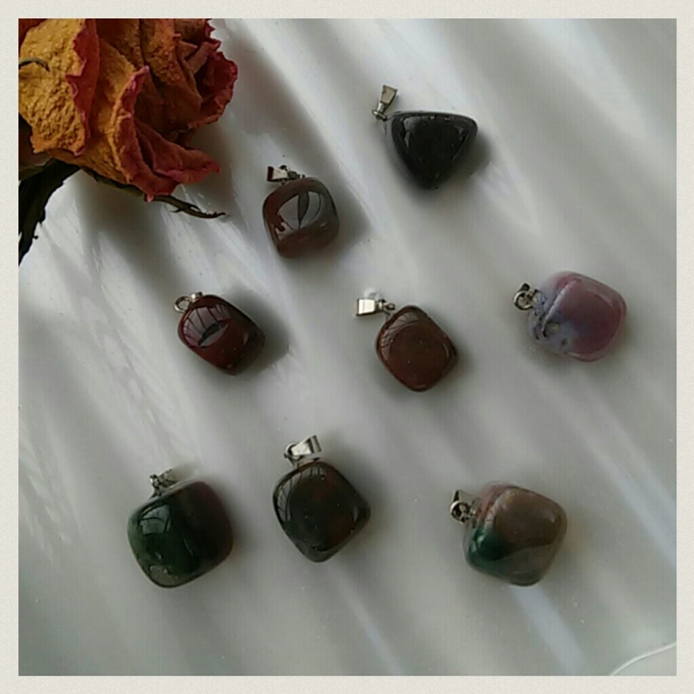 📌SUPER SALE📌Natural Agate Minimalistic Pendants