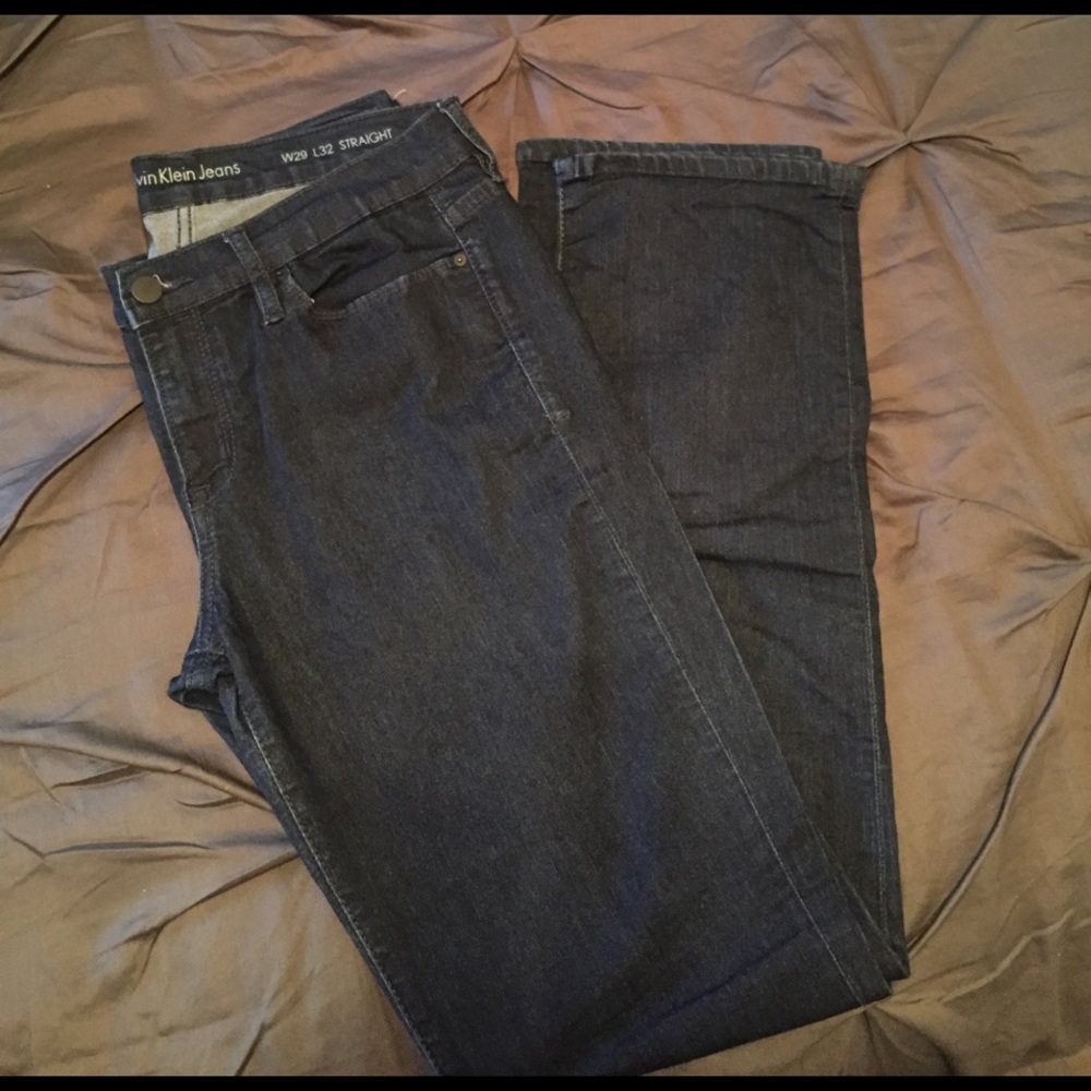 Calvin Klein Straight Leg Stretch Jeans