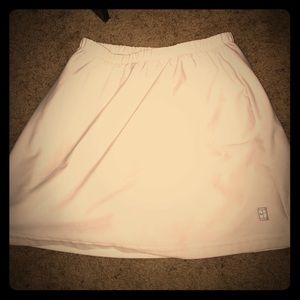 White NIKE golf skort