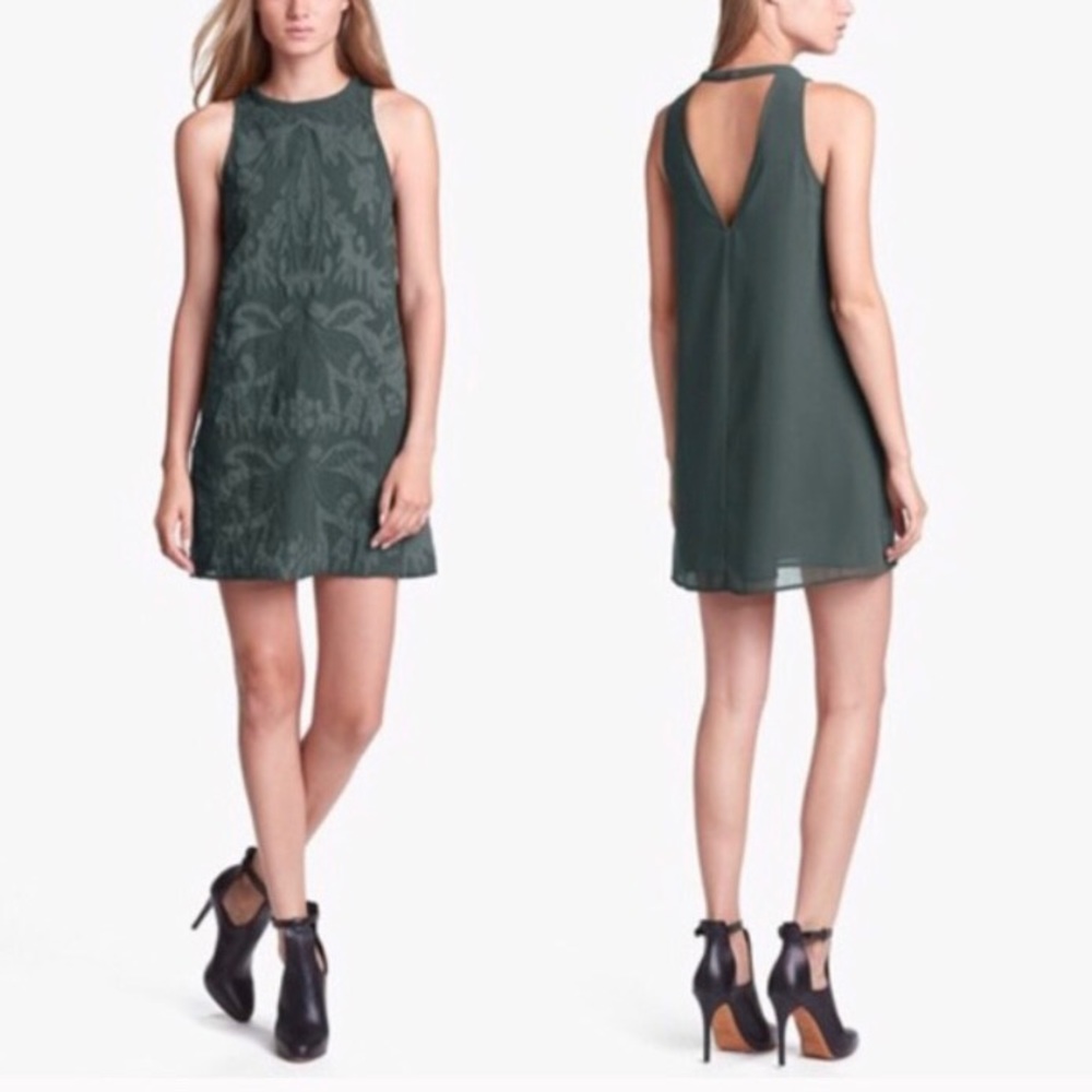 ASTR Embroidered Shift dress