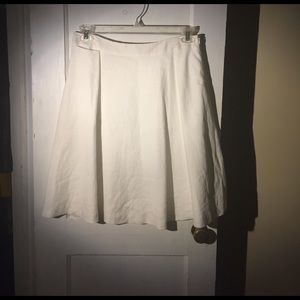 Linen A line skirt