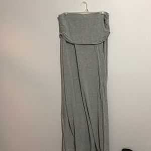 Gray Maxi skirt