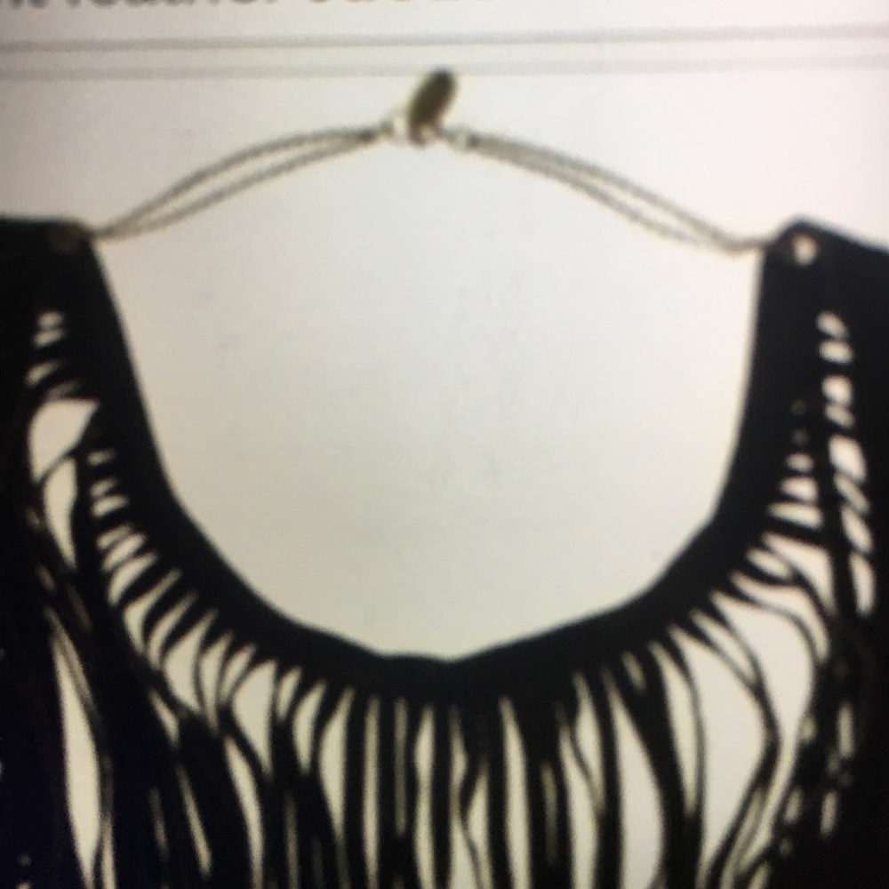 ISABEL MARANT  DAKOTA FEATHER suede  NECKLACE - Picture 5 of 8