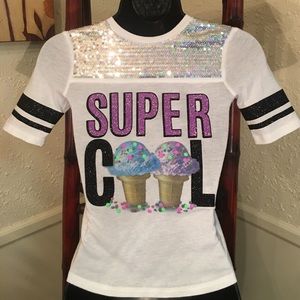 JUSTICE **SUPER COOL 🍦 SHIRT ** ‼️sale reg $15